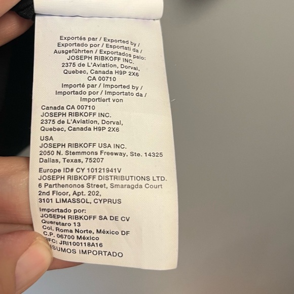 Joseph Ribkoff Blouse Black Draped Neck 3/4 Sleeve Top Sz 6 EUC - Picture 13 of 13